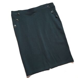 Dark Green Pencil Skirt